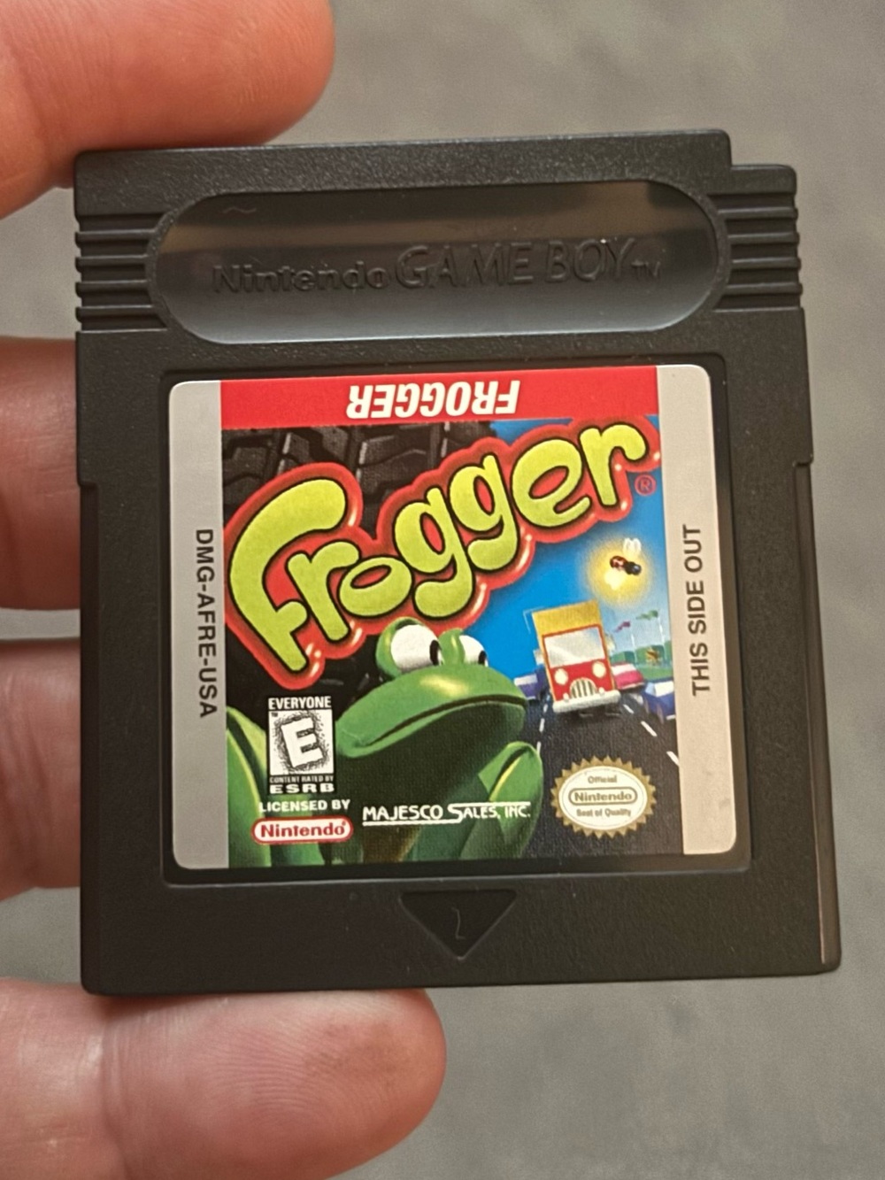 Frogger Video Game Nintendo Game Boy Color Cartridge